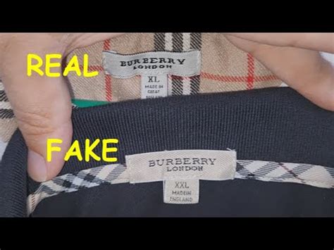 burberry london polo shirt real vs fake|burberry of london tag.